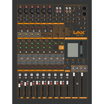 Цифровые микшерные пульты  LAX PRO GM-12F 91385